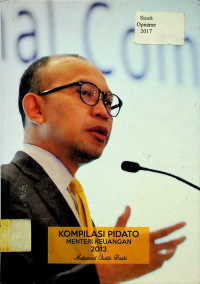 KOMPILASI PIDATO MENTERI KEUANGAN 2013; Muhammad Chatib Basri