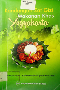Kandungan Zat Gizi Makanan Khas Yogyakarta
