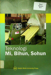 Teknologi Mi, Bihun, Sohun