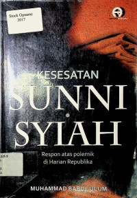 KESESATAN SUNNI SYIAH: Respon atas polemik di Harian Republika