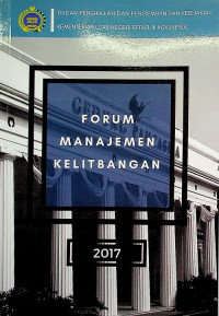 FORUM MANAJEMEN KELITBANGAN 2017