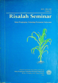 Risalah Seminar, Balai Penelitian Tanaman Pangan Sukarami, Volume IX