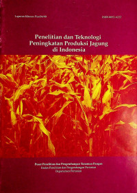 Penelitian dan Teknologi Peningkatan Produksi Jagung di Indonesia