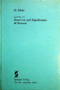 Lecture on Structure and Significance of Science