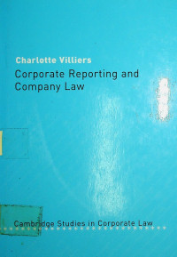 Corporate Reporting and Company Law