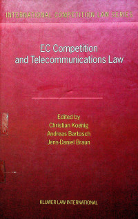 EC Competition and Telecommunications Law