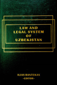 LAW AND LEGAL SYSTEM OF UZBEKISRAN