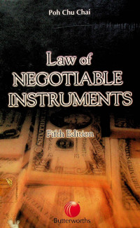 Law of NEGOTIABLE INSTRUMENTS Fifth Edition