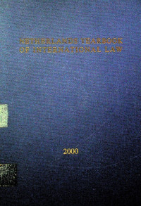NETHERLANDS YEARBOOK OF INTERNATIONAL LAW 2000