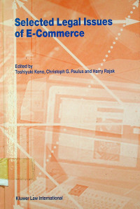 Selected Legal Issues of E-Commerce