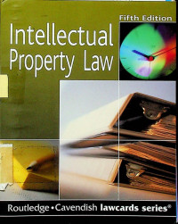 Intellectual Property Law Fifth Edition