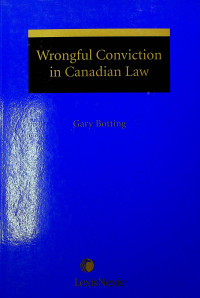 Wrongful Conviction in Canadian Law