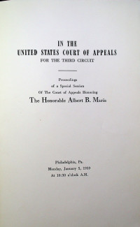 IN THE UNITED STATES COURT OF APPEALS FOR THE THIRD CIRCUIT
