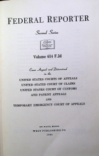 FEDERAL REPORTER, Second Series, Volume 614 F.2d