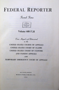 FEDERAL REPORTER, Second Series, Volume 608 F.2d