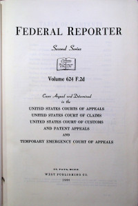 FEDERAL REPORTER Second Series Volume 624 F.2d