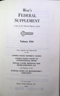 West`s FEDERAL REPORTER Second Series A Unit of the National Reporter System Volume 846