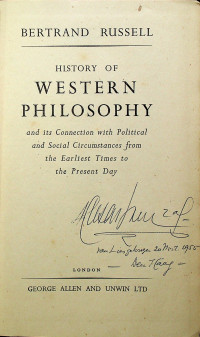 HISTORY OF WESTERN PHILSOPHY