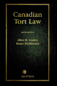 Canadian Tort Law NINTH EDITION