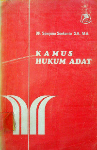 KAMUS HUKUM ADAT