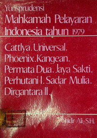 Yurisprudensi Mahkamah Pelayaran Indonesia tahun 1979