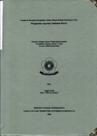 PENGARUH SYNONYM RECOGNITION DALAM SISTEM DETEKSI KEMIRIPAN TEKS MENGGUNAKAN ALGORITMA NEEDLEMAN-WUNSCH