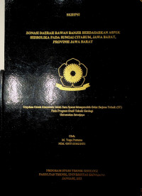 ZONASI DAERAH RAWAN BANJIR BERDASARKAN ASPEK HIDROLIKA PADA SUNGAI CITARUM, JAWA BARAT, PROVINSI JAWA BARAT