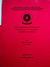 PERAN KEJAKSAAN NEGERI PALEMBANG DALAM MENANGGULANGI TERJADINYA MASA PENAHANAN MELEBIHI BATAS (OVERSTAYING) NARAPIDANA DIRUMAH TAHANAN