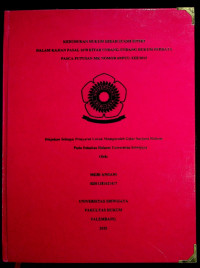 KEDUDUKAN HUKUM HIBAH SUAMI ISTERI DALAM KAJIAN PASAL 1678 KITAB UNDANG-UNDANG HUKUM PERDATA PASCA PUTUSAN MK NOMOR 69/PUU-XIII/2015