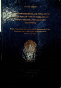 ANALISIS NUMERIK PERILAKU PANEL BETON RINGAN DENGAN VARIASI POSISI SQUARE OPENING TERHADAP BEBAN STATIK MONOTONIK