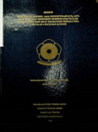 PENGARUH PARTIKEL Al2O3 KONSENTRASI 0,1%, 0,3% 0,5% TERHADAP KOEFISIEN PERPINDAHAN KALOR PADA DOUBLE PIPE HEAT EXCHANGER DENGAN PIPA CIRCULAR 4 INCH DAN 0,5 INCH