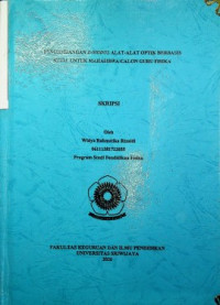 PENGEMBANGAN E-MODUL ALAT-ALAT OPTIK BERBASIS STEM UNTUK MAHASISWA CALON GURU FISIKA