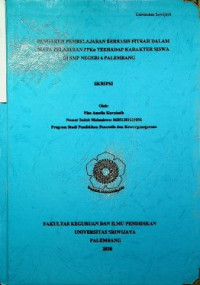 PENGARUH PEMBELAJARAN BERBASIS FITRAH DALAM MATA PELAJARAN PPKn TERHADAP KARAKTER SISWA DI SMP NEGERI 6 PALEMBANG