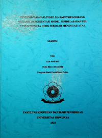 PENGEMBANGAN BLENDED LEARNING GELOMBANG MEKANIK BERORIENTASI MODEL PEMBELAJARAN PBL UNTUK PESERTA DIDIK SEKOLAH MENENGAH ATAS