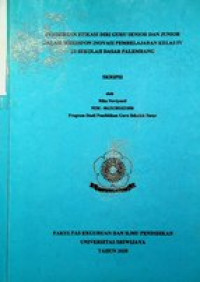 PERBEDAAN EFIKASI DIRI GURU SENIOR DAN JUNIOR DALAM MERESPON INOVASI PEMBELAJARAN DI SEKOLAH DASAR PALEMBANG