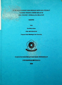 HUBUNGAN KONSEP DIRI DENGAN RENCANA PILIHAN KARIER PESERTA DIDIK KELAS XI SMA NEGERI 1 INDRALAYA SELATAN