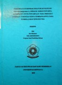 PEMANFAATAN EKSTRAK KULIT BUAH MANGGIS (Garcinia mangostana L.) SEBAGAI BAHAN PEWARNA ALTERNATIF UNTUK PEWARNAAN PADA PREPARAT JARINGAN TUMBUHAN SERTA SUMBANGANNYA PADA PEMBELAJARAN BIOLOGI SMA