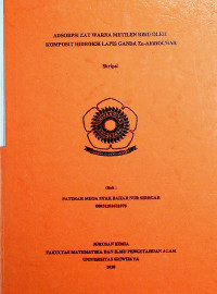 ADSORPSI ZAT WARNA METILEN BIRU OLEH KOMPOSIT HIDROKSI LAPIS GANDA Zn-Al/BIOCHAR