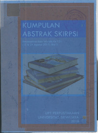 KUMPULAN ABSTRAK SKRIPSI Berdasarkan Buku Wisuda Ke 131 (23 & 24 Agustus 2017) Jilid 3