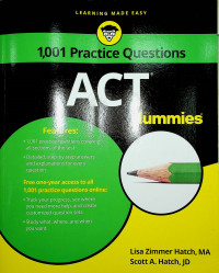 ACT: 1,001 Practice Questions for dummies