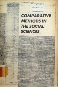 COMPARATIVE METHODS IN THE SOCIAL SCIENCES