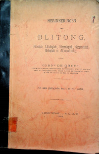 BLITONG, Historisch, Lithologisch, Mineralogisch, Geographisch, Geologisch en Mijnbouwkundig