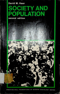 SOCIETY AND POPULATION second edition
