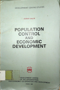 POPULATION CONTROL AND ECONOMIC DEVELOPMENT