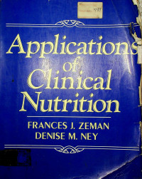 Applications of Clinical Nutrition