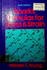 Roark`s Formulas for Stress & Strain, Sixth Edition