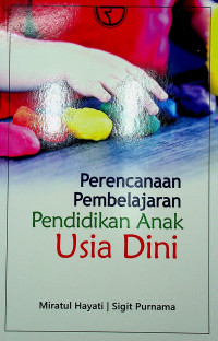 Perencanaan Pembelajaran Pendidikan Anak Usia Dini