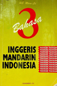 3 bahasa INGGERIS MANDARIN INDONESIA