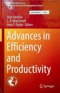 Advances in Efficiency and Productivity