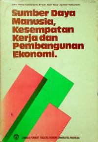 Sumber Daya Manusia, Kesempatan Kerja dan Pembangunan Ekonomi